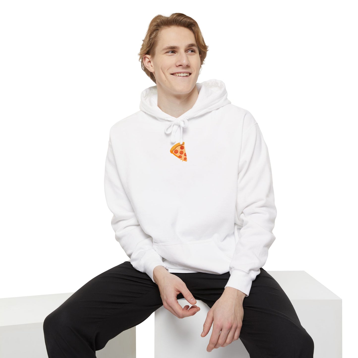 Pizza Slice Hoodie — Minimal Graphic Pullover for Pizza Lovers