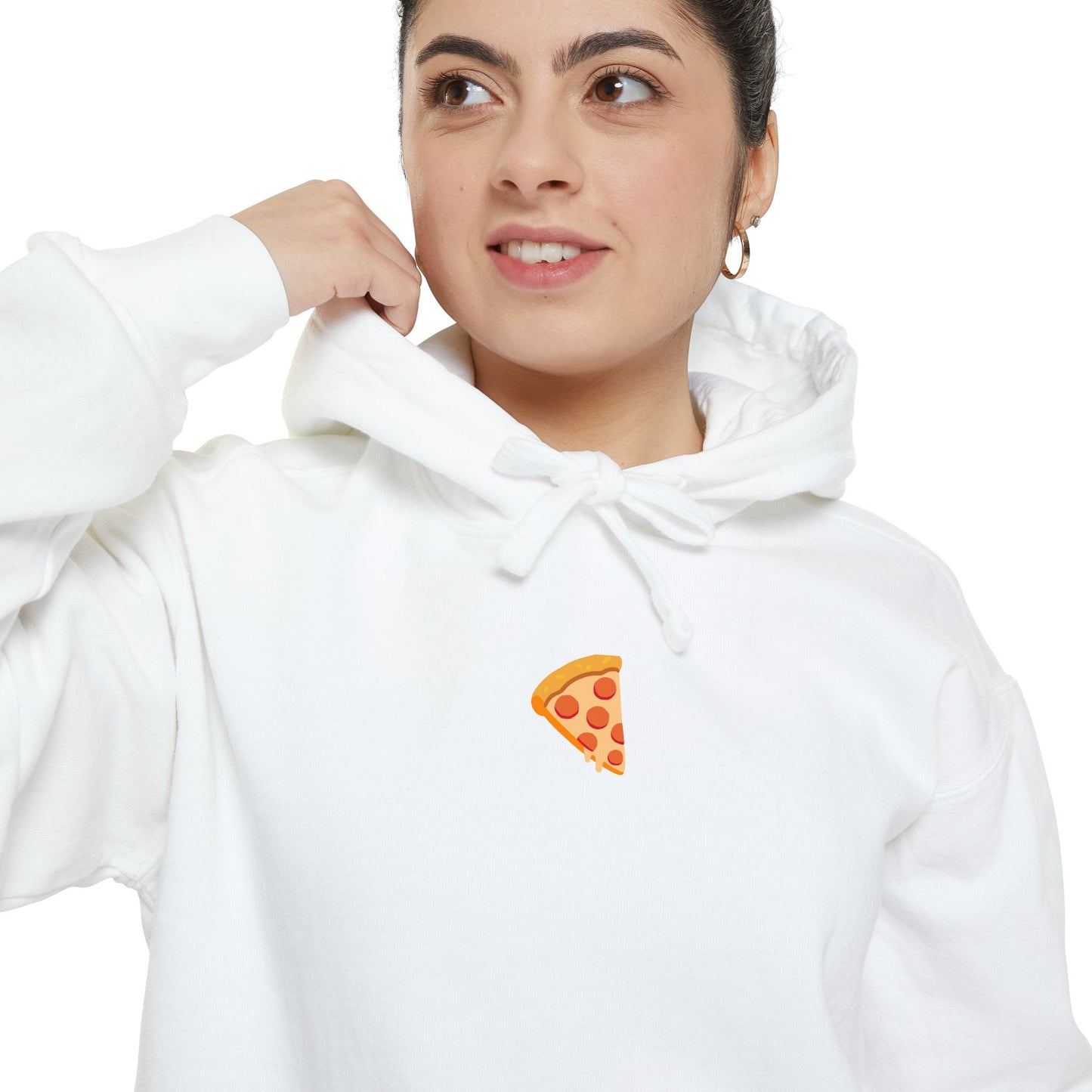 Pizza Slice Hoodie — Minimal Graphic Pullover for Pizza Lovers